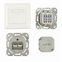 Synergy 21 S216358 - 2 x RJ-45 - 6a - Weiß - 80 mm...