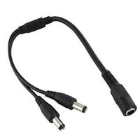 ALLNET 133119 2x DC Gleichstrom Schwarz Stromkabel