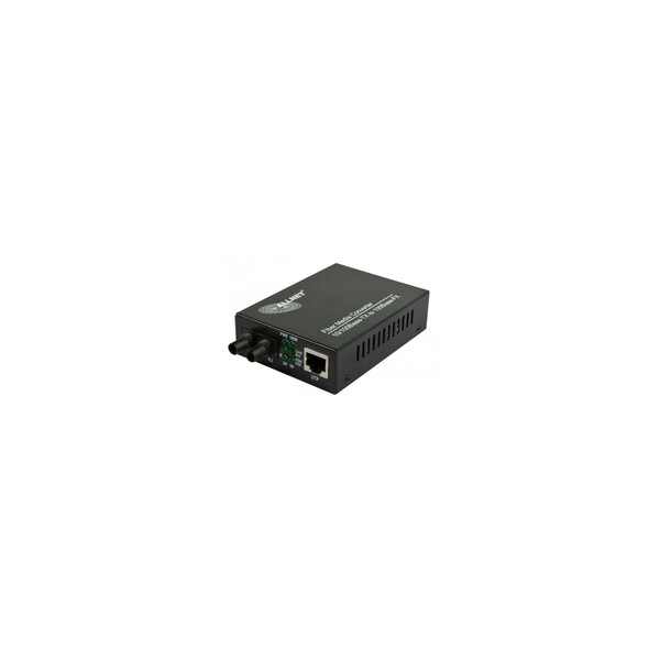 ALLNET ALL-MC107-ST-MM 100Mbit/s Multi-Modus Schwarz Netzwerk Medienkonverter