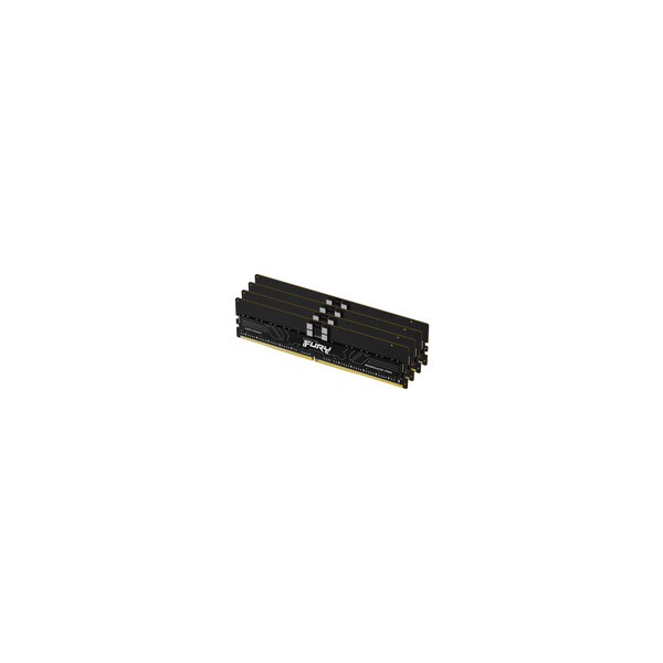 Kingston FURY 128GB 6000MT/s DDR5 ECC Reg CL32 DIMM (4er-Kit) Renegade Pro XMP - 128 GB - 4 x 32 GB - DDR5 - 288-pin DIMM - Schwarz
