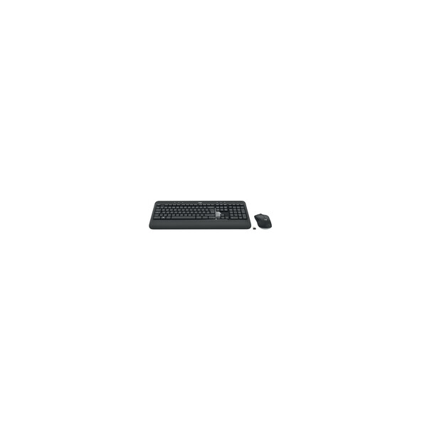 Logitech Advanced MK540 - Volle Größe (100%) - Kabellos - RF Wireless - Membran Key Switch - Schwarz - Weiß - Maus enthalten