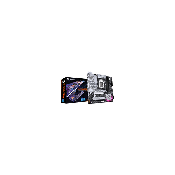 Gigabyte B760M Aorus Elite WiFi6E Gen5 B760 S1700 mATX DDR5 - Intel Sockel 1700 (Core i) - Micro/Mini/Flex-ATX