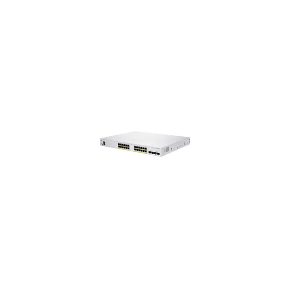 Cisco Business 250 Series CBS250-24P-4G - Switch - L3 - Smart - 24 x/1000 PoE++ - Switch - 1 Gbps