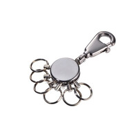 Troika KYR60-GM - Schlüsselanhänger - Schwarz - Chrom - 50 g