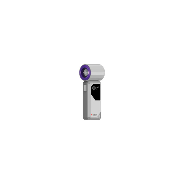 Verbatim 32340 - Cooln Go AirJet Handventilator - Grau/Violett
