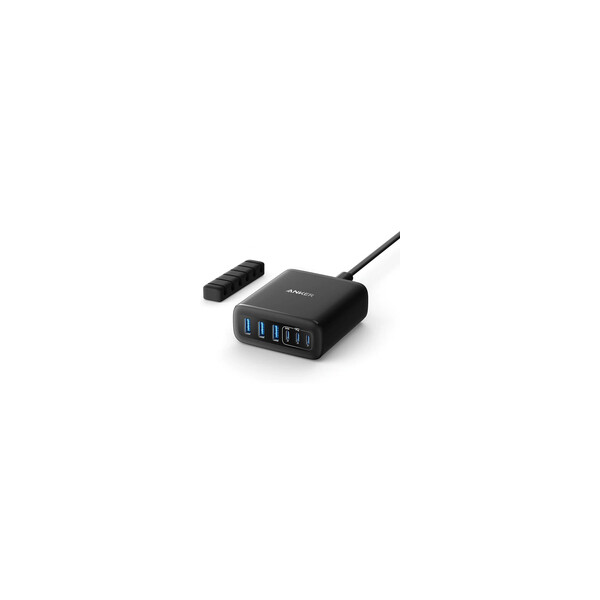 Anker Innovations Anker - Netzteil - - IQ - 6 Ausgabeanschlussstellen 3 x USB-C 3 USB - PC-/Server Netzteil - USB Typ C