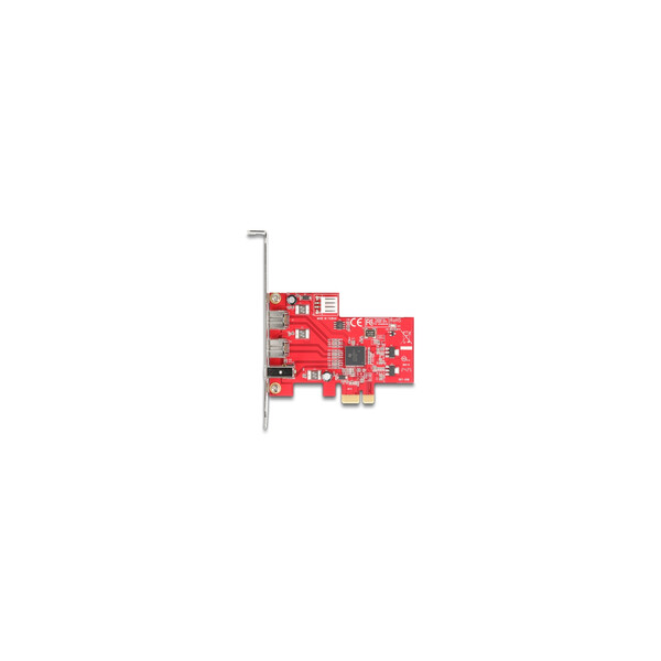Delock PCI Express x1 Karte zu 2 x extern FireWire B