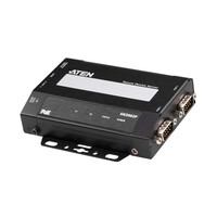 ATEN SN3002P - 10/100Base-T(X) - Gleichstrom - PoE - 9/48 V - LAN - Leistung - Status - 220 g - 98 x 117 x 26 mm