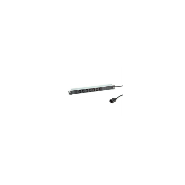 ROLINE 19.07.1627 - 2 m - 8 AC-Ausgänge - Innenraum - C13-Koppler - Aluminium - Aluminium
