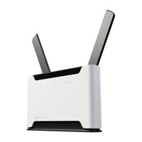 MikroTik Chateau LTE18 ax - Wi-Fi 6E (802.11ax) - Dual-Band (2,4 GHz/5 GHz) - Eingebauter Ethernet-Anschluss - 4G - Weiß - Tabletop-Router