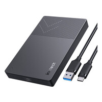 Inateck Festplattengehäuse 2.5" USB 3.2 für SSD/HDD 9.5/7mm - Scanner