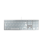 Cherry KC 6000C FOR MAC - Kabelgebunden - USB - Scherenschalter - QWERTZ - Silber