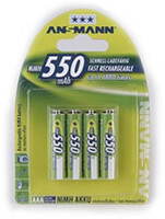 Ansmann Blister 4 X Accu - AAA - 550 mAh - AAA / HR03 -...