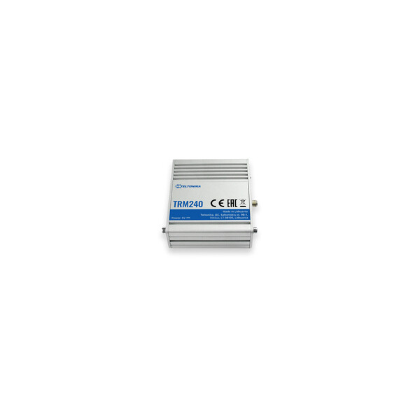 Teltonika TRM240 - Intern - Aluminium - Blau - TCP/UDP/PPP/FTP(S)/HTTP(S)/NTP/PING/QMI/SSL - Mikro-USB - -40 - 75 °C - 10 - 90%