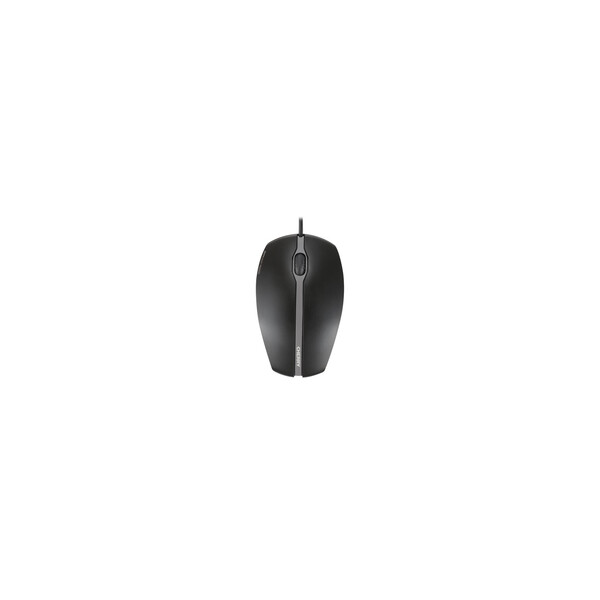 Cherry GENTIX SILENT Kabelgebundene Maus - Schwarz - USB - Beidhändig - Optisch - USB Typ-A - 1000 DPI - Schwarz
