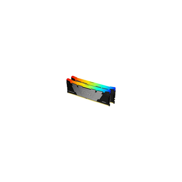 Kingston FURY 32GB 3600MT/s DDR4 CL16 DIMM (2er-Kit) 1Gx8 Renegade RGB - 32 GB - 2 x 16 GB - DDR4 - 288-pin DIMM