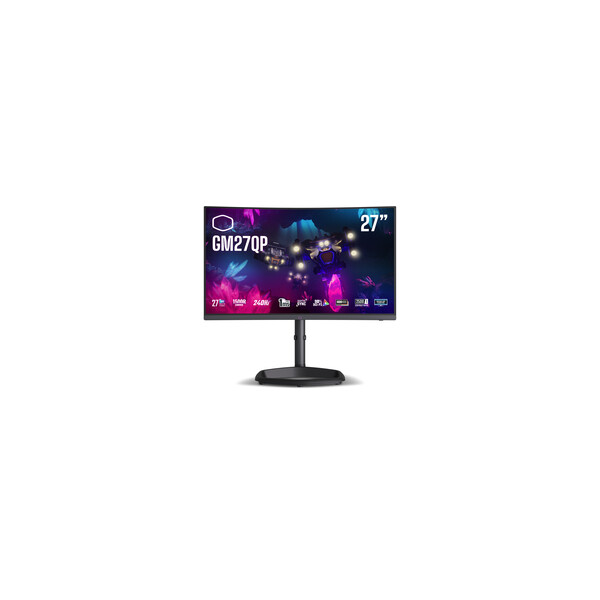 Cooler Master GM27QP Curved Gaming Monitor VA Adaptive Sync - Flachbildschirm (TFT/LCD) - 68,6 cm