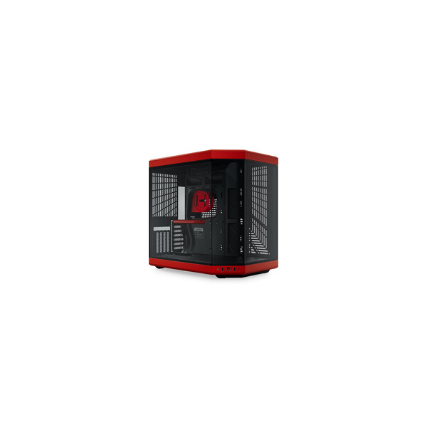 HYTE PC Gehäuse Y70 Schwarz/Rot - Midi/Minitower - ATX