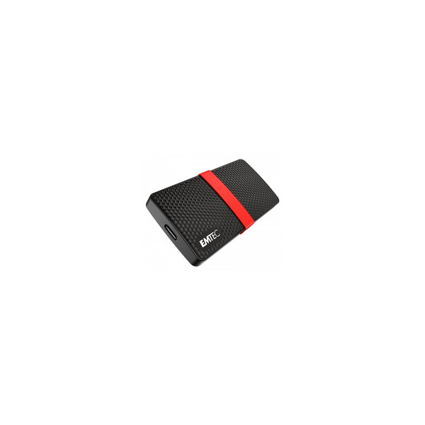 EMTEC X200 - 128 GB - USB Typ-C - 3.2 Gen 1 (3.1 Gen 1) - 450 MB/s - Schwarz - Rot