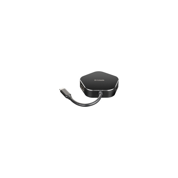 D-Link DUB-M420 - Kabelgebunden - Thunderbolt 3 - 60 W - Aluminium - Schwarz - 5 Gbit/s - 4096 x 2160 Pixel