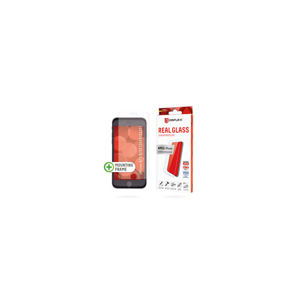DISPLEX Real Glass - Bildschirmschutz für Handy - 2D - Apple iPhone 6 6s 7 8