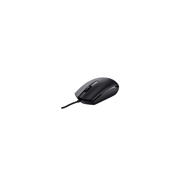 Trust Basi - Beidhändig - Optisch - USB Typ-A - 1200 DPI - Schwarz