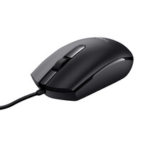 Trust Basi - Beidhändig - Optisch - USB Typ-A - 1200 DPI - Schwarz