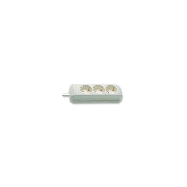 Brennenstuhl Eco-Line - 3 AC-Ausgänge - Typ H - Weiß - 1,5 m - 170 mm