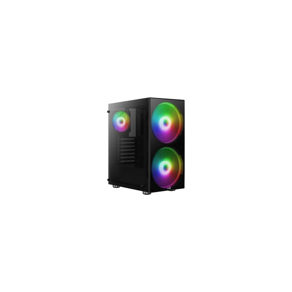 AEROCOOL ADVANCED TECHNOLOGIES Aerocool Python - Midi Tower - PC - Schwarz - ATX - micro ATX - Mini-ITX - ABS Synthetik - SPCC - Gaming