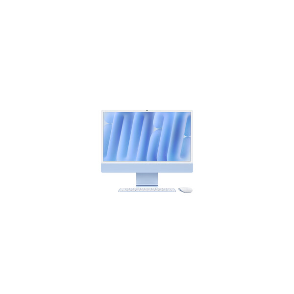 Apple iMac Z1EP 59.62cm Standardglas M4 10C CPU/10C GPU/16C N.E. SSD Gbit Eth MM NumKey TID DE Blau