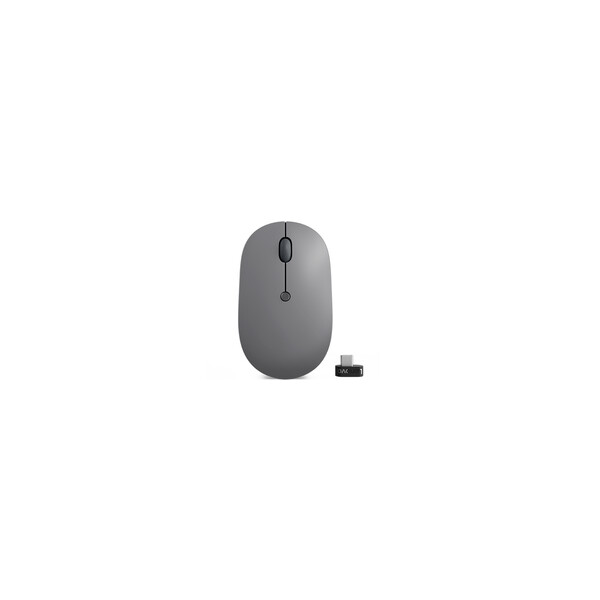Lenovo Go - Beidhändig - Optisch - RF Wireless - 2400 DPI - Schwarz - Grau