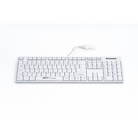 GETT TKL-105-GCQ-IP68-KGEH-WHITE-USB - Volle Größe (100%) - Kabelgebunden - USB - Mechanischer Switch - QWERTZ - Weiß