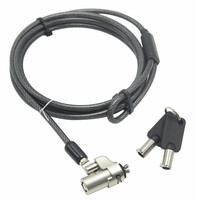 Dicota D31540 - 2 m - Schlüssel - Stahl - Schwarz