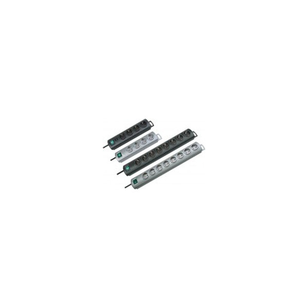 Brennenstuhl BN-PROFF120 - 2 m - Kunststoff - Silber - 10 AC-Ausgänge - 230 V - 50 - 60 Hz