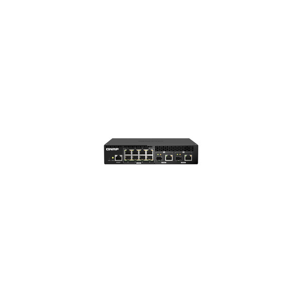 QNAP QSW-M2108R-2C - Managed - L2 - 2.5G Ethernet (100/1000/2500) - Vollduplex - Power over Ethernet (PoE) - Rack-Einbau