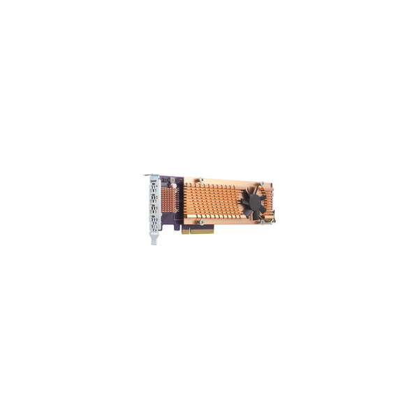 QNAP QM2-4P-384 - PCIe - PCIe - PCIe 3.0 - Aktiv - 1 Lüfter - 68,9 mm