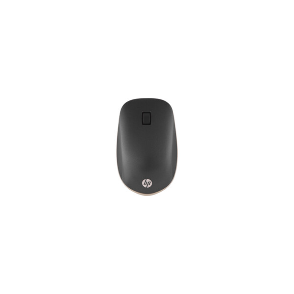 HP 410 Flache Bluetooth Maus (Silber) - Beidhändig - Bluetooth - 2000 DPI - Schwarz - Silber