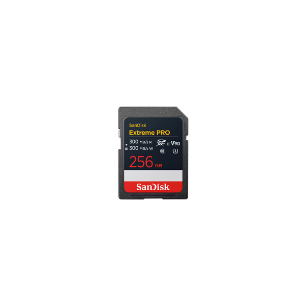 SanDisk Extreme Pro V90 SDXC UHS-II 300MBs - Extended Capacity SD (SDXC)