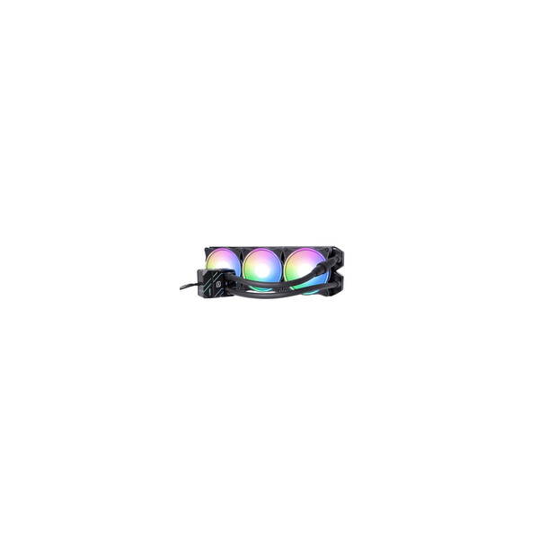 Alphacool Eisbaer Pro Aurora 360 - All-in-One-Flüssigkeitskühler - 12 cm - 2500 RPM - 119,8 m³/h - Schwarz - Weiß
