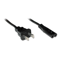 Lindy Stromkabel (110 Volt Wechselstrom) - NEMA 1-15 (M) - IEC 320 EN 60320 C7