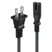 Lindy Stromkabel (110 Volt Wechselstrom) - NEMA 1-15 (M) - IEC 320 EN 60320 C7