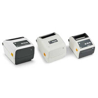 Zebra ZD421 - Wärmeübertragung - 300 x 300 DPI - 102 mm/sek - Verkabelt & Kabellos - Grau - Weiß