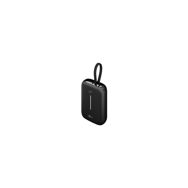 Goobay Powerbank mit integriertem USB-C -Kabel - 20 W kompaktes Travel - Batterie