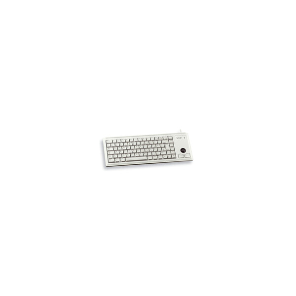 Cherry Slim Line COMPACT-KEYBOARD G84-4400 - Tastatur - Optisch - 84 Tasten QWERTY - Grau