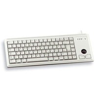 Cherry Slim Line COMPACT-KEYBOARD G84-4400 - Tastatur - Optisch - 84 Tasten QWERTY - Grau