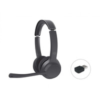 Conceptronic POLONA04BA Bluetooth-Stereo-Headset und USB-Audio-adapter - Verkabelt & Kabellos - Anrufe/Musik - 173 g - Kopfhörer - Schwarz