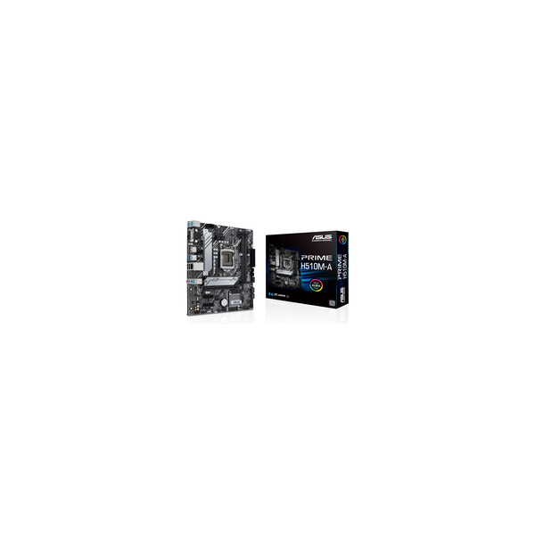 ASUS PRIME H510M-A - Intel - LGA 1200 (Socket H5) - Intel® Celeron® - Intel® Core™ i5 - Intel® Core™ i7 - Intel® Core™ i9 - Intel® Pentium® - DDR4-SDRAM - 64 GB - DIMM
