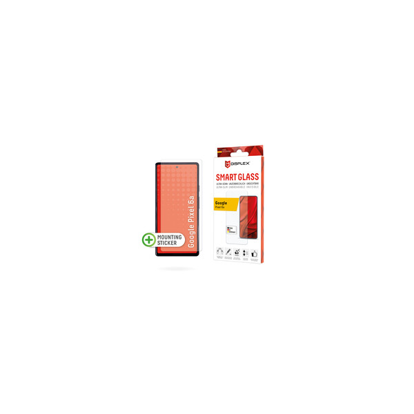 E.V.I. Displex Smart Glass (9H) für Pixel 6a - Montagesticker - unzerbrechlich - Google - Pixel 6a - Trockene Anwendung - Schlagfest - Kratzresistent - Staubresistent - Transparent - 1 Stück(e)