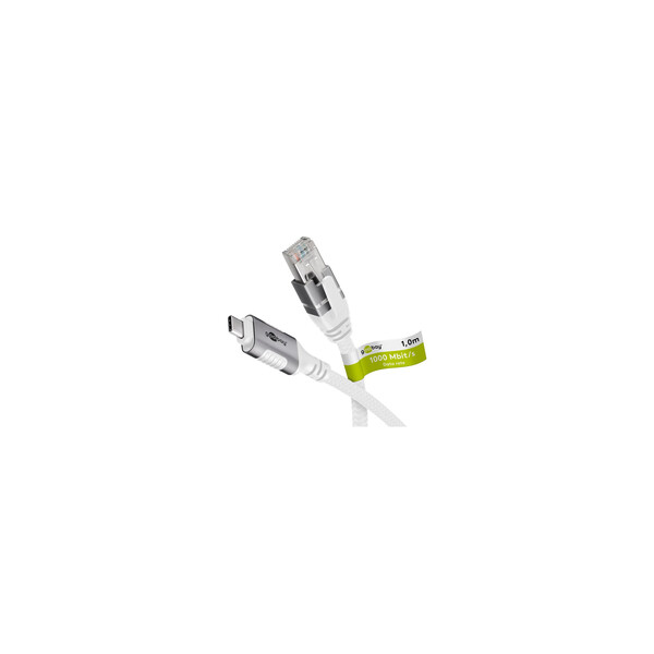 Goobay 74178 - Netzwerkadapter Kabel USB 3.1 Typ C 5 m - Netzwerkkarte - 1.000 Mbps