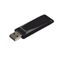 Verbatim Slider - USB-Stick 16 GB - Schwarz - 16 GB - USB...